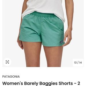 EUC Patagonia Barely Baggies, size S